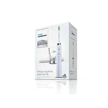 Philips Sonicare DiamondClean Classic Rechargeable Electric Toothbrush, White HX9331/43, 2.26 Oz
