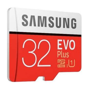 Samsung 32GB EVO Plus Class 10 Micro SDHC with Adapter - High-Speed Storage Solution