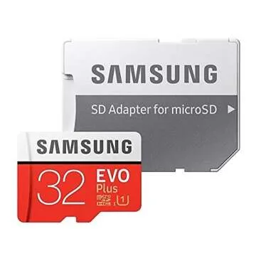Samsung 32GB EVO Plus Class 10 Micro SDHC - Reliable Memory Card
