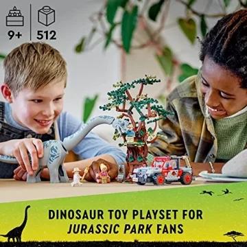 LEGO Jurassic Park Brachiosaurus Discovery Fun Gift for Kids