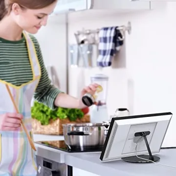 Letlar Tilt and Swivel Stand for Echo Show 15 - Black