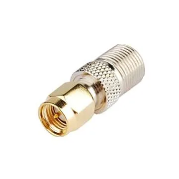 DHT Electronics 2pcs RF Coax SMA Male to F Female Adapters