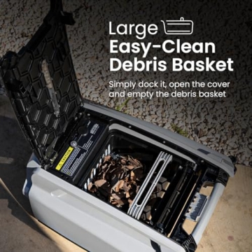 Solar Powered Robotic Pool Skimmer with 30-Hour Battery