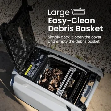 Solar Powered Robotic Pool Skimmer with 30-Hour Battery