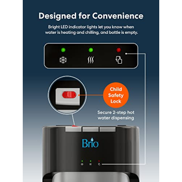 Brio Bottom Load Water Cooler Hot Cold Room Temp