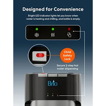 Brio Bottom Load Water Cooler Hot Cold Room Temp