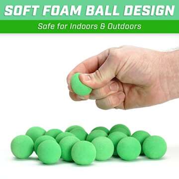 GoSports Official Foam Fire Blasters - 2 Pack Toy Blasters & Replacement Bullet Balls – Fun for Accuracy Games and GoSports Foam Fire Shooting Games