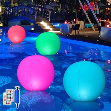  Vibrant Floating Pool Lights for All Occasions