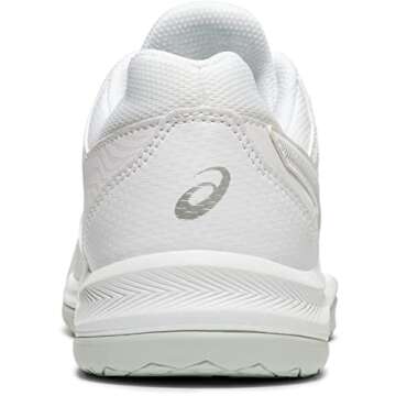 ASICS Women's Gel-Dedicate 6 Tennis Shoes, 8, White/Silver
