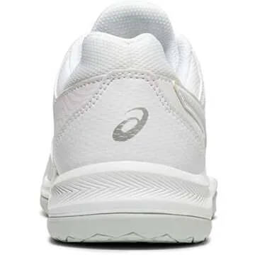 ASICS Women's Gel-Dedicate 6 Tennis Shoes, 8, White/Silver