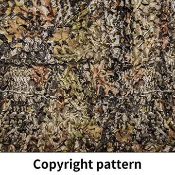 HYOUT Camouflage Netting, Camo Net Woodland Blinds Great for Military Sunshade Camping Shooting Hunt...