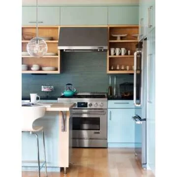 MOTINI Globe Pendant Light, 1-Light Silver Chrome Pendant Lighting with 8" Clear Glass Shade, Single Modern Ceiling Hanging Light Fixture for Kitchen Island, Dining Room