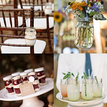 Haneye 20 Pack Glass Mason Jars with Lids for Storage