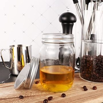 Haneye 20 Pack Glass Mason Jars with Lids for Storage