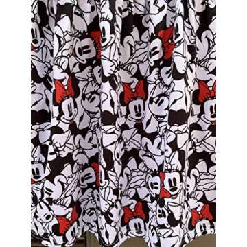 Ruffles Boutique Baby Girl Clothing Dress Little Girls Micky Mouse Minny Cartoon Characters Spring Summer Dress Outfit Sets M, Red Micky