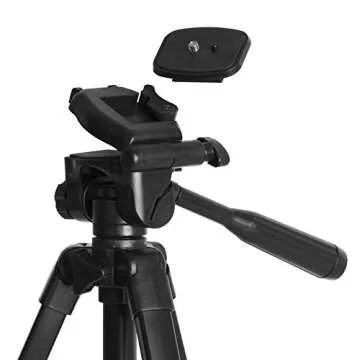 Ravelli APLT3 53" Light Weight Aluminum Tripod with Bag Includes Universal Smartphone Mount