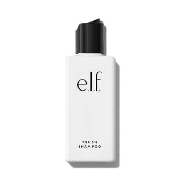 e.l.f. Makeup Brush Shampoo, Washes Away Dirt, Makeup, Oil & Debris & Conditions Bristles, Crafted F...