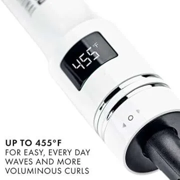 HOT TOOLS Pro Artist White Gold Digital Curling Iron, 1 inch