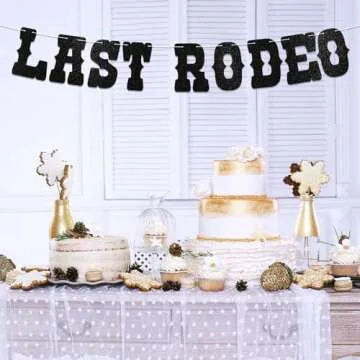 Last Rodeo Banner for Western Themed Bachelorette Party