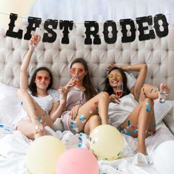 Last Rodeo Banner for Western Themed Bachelorette Party