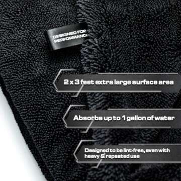 Blackline Drying Towel #1 Rated Car Drying Towel