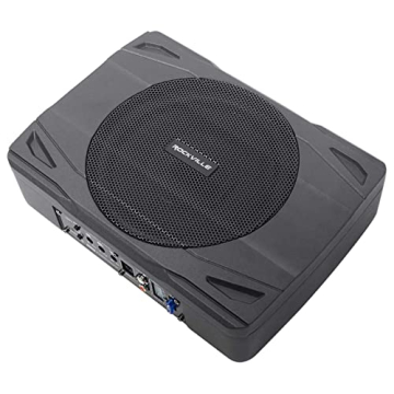 Rockville SS8P 400w Slim Active Subwoofer for Cars Trucks