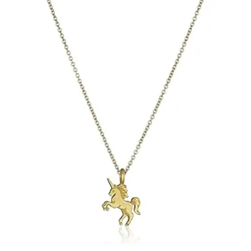 Heyuni Gold Alloy Clavicle Pendant Chain Necklace