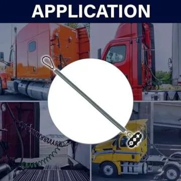 TORQUE 25" Single Tender Spring Kit Assembly Hanger Tracker Holder with Hose Tender Clamp for Heavy Duty 3 in 1 ABS Power Air Line Hose Kit Airline Air Hose for Semi Truck Trailer Tractor (TR17145)