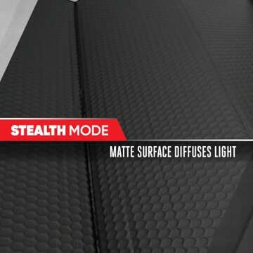 Motor Trend Accordion Black Car Windshield Sun Shade - Car Sun Visor Sun Shade for Car Windshield - Car Window Shades for SUV & Truck - Dash Cover Sun Protection Window Shade Accessories - 58" x 24"