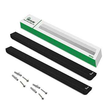 Anjuer Laundry Room Wall Mounted Drying Rack Clothes Hanger Folding Wall Coat Racks Aluminum Home Storage Organiser Space Savers Black