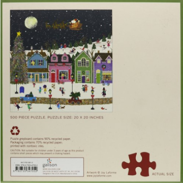 Galison Winter Wonderland 500 Piece Holiday Puzzle