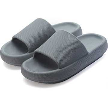 BRONAX Pillow Slippers - Comfy Indoor Outdoor Slides