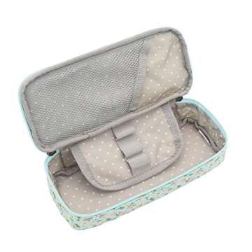 Cute Floral Waterproof Pencil Case for Teen Girls