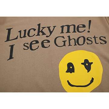 cpfm.xyz Kanye Lucky Me I See Ghosts Hoodie Hip Hop Heavyweight Hooded Khaki