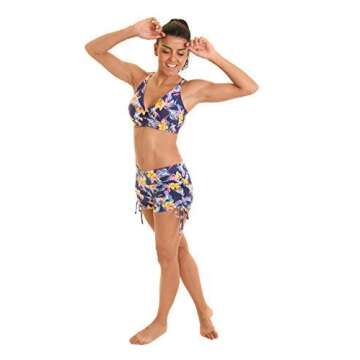 Liquido Active Women's Twisted Bra Tiger Lily Large Blue