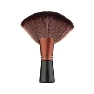 Anself Hair Cutting Neck Duster Brush Professional Barber Badger Brush with Wood Handle
