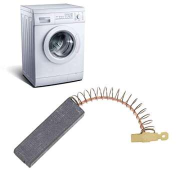 Micro Traders 2pcs Laminated Carbon Brush Replacement Part Compatible with Bosch Siemens Washing Mac...