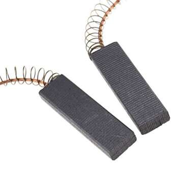 Micro Traders 2pcs Laminated Carbon Brush Replacement Part Compatible with Bosch Siemens Washing Machine Motor 00605694 605694