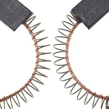 Micro Traders 2pcs Laminated Carbon Brush Replacement Part Compatible with Bosch Siemens Washing Machine Motor 00605694 605694