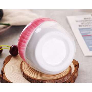 WHJY Sexy Lips Planter Pot, Ceramic Succulent Planter - Pink