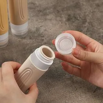 CHEODIN Travel Bottles for Toiletries - 5 Pack TSA Approved Travel Size Containers, 3oz Leak Proof R...