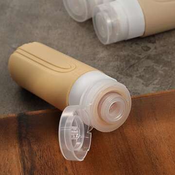 CHEODIN TSA Approved Travel Bottles - Leakproof 5 Pack