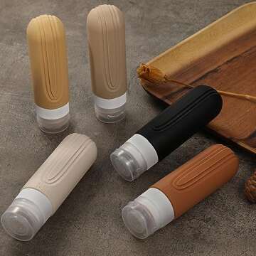 CHEODIN TSA Approved Travel Bottles - Leakproof 5 Pack