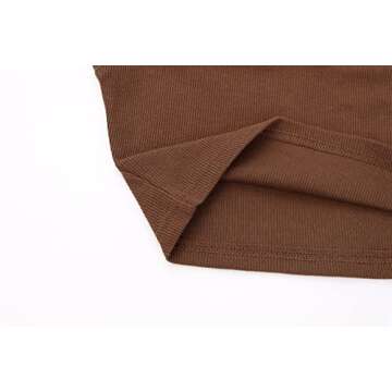 Ribbed Knit Crop Top - Sweetheart Neck Tee for Women