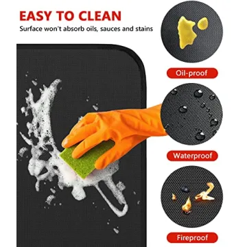 Protebox 60x40 Grill Mat - Fireproof, Waterproof & Durable