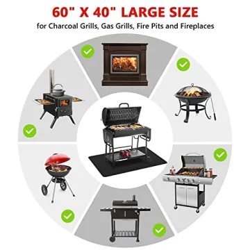 Protebox 60x40 Grill Mat - Fireproof, Waterproof & Durable