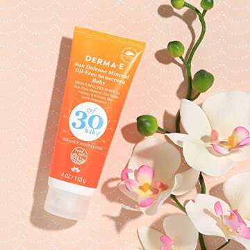 DERMA E Baby SPF 30 Sunscreen: Safe Natural Protection 4oz
