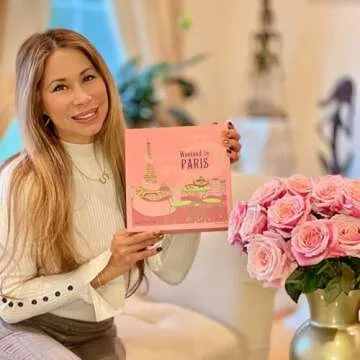 VAHDAM, Weekend in Paris, Valentines Day Tea Gift Set - 9 Loose Teas | Tin Caddy Travel Edition Gift Box | Valentines Day 2025 Gift Ideas for Women & Men | Gluten Free, Non GMO