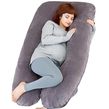 MOON PINE Pregnancy Pillow - Ultimate U Shaped Full Body Support for Maternity and Everyday Comfort