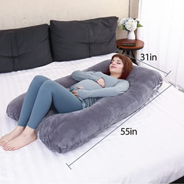 MOON PINE U Shaped Pregnancy Pillow for Comfort